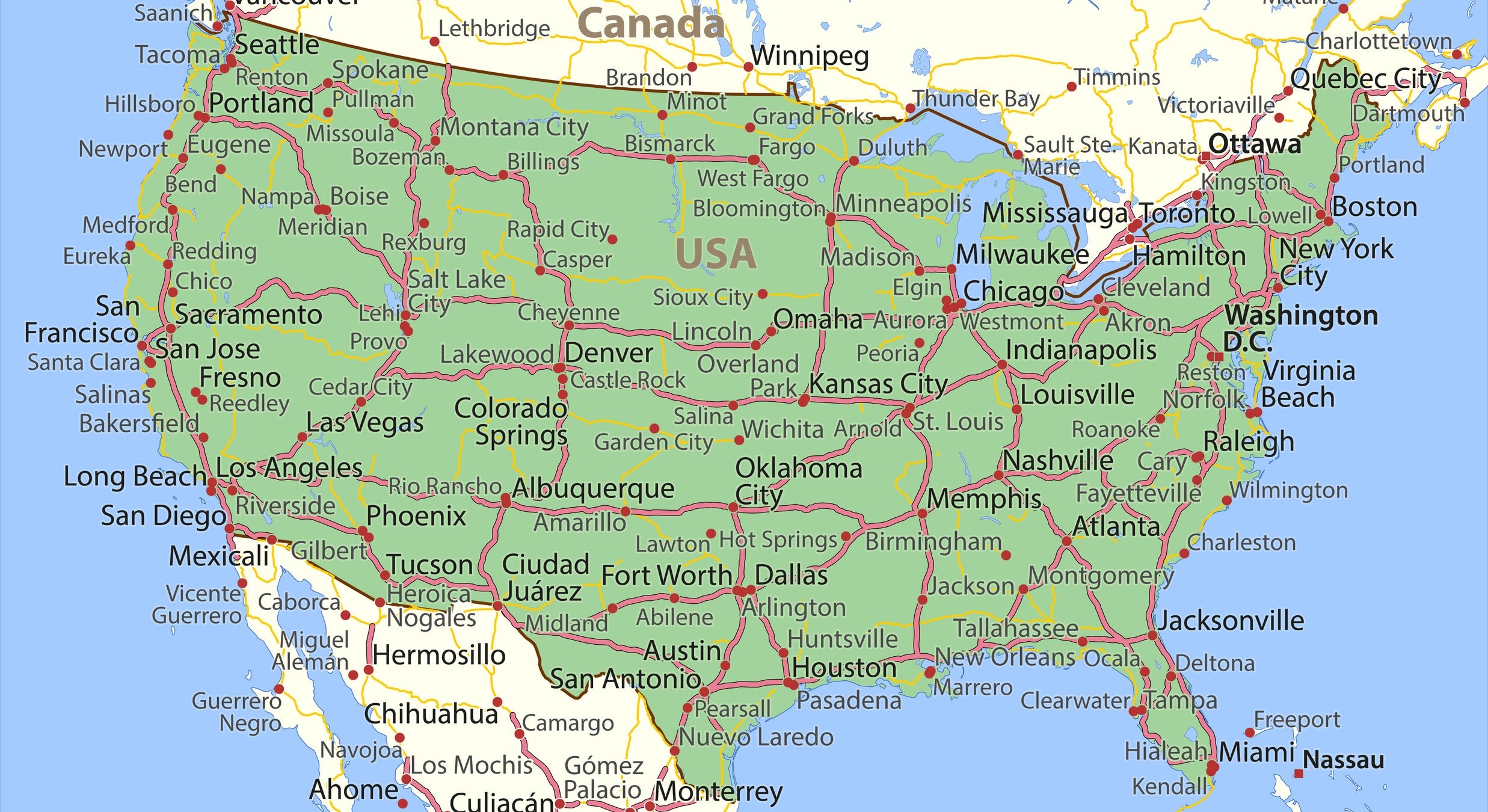 5 Tips For A Better Across Country Move Moving Pros   US Road Map 